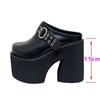 Fashion New Style Fashion Women's Slippers for Large-sized Women Wear Slippers of Size 34-43 Summer 11cm Thick-bottomed Zapatos Mujer