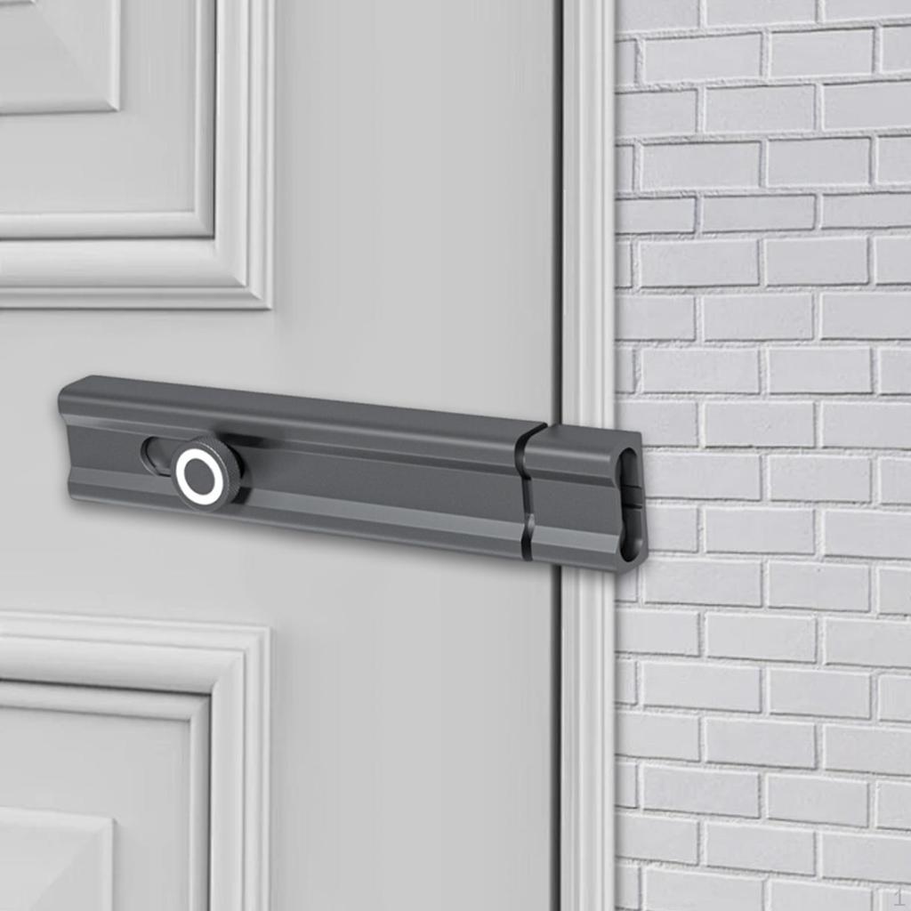Slide Bolt Door Latch Aluminum Alloy Lock Hardware Reliable for Home Office