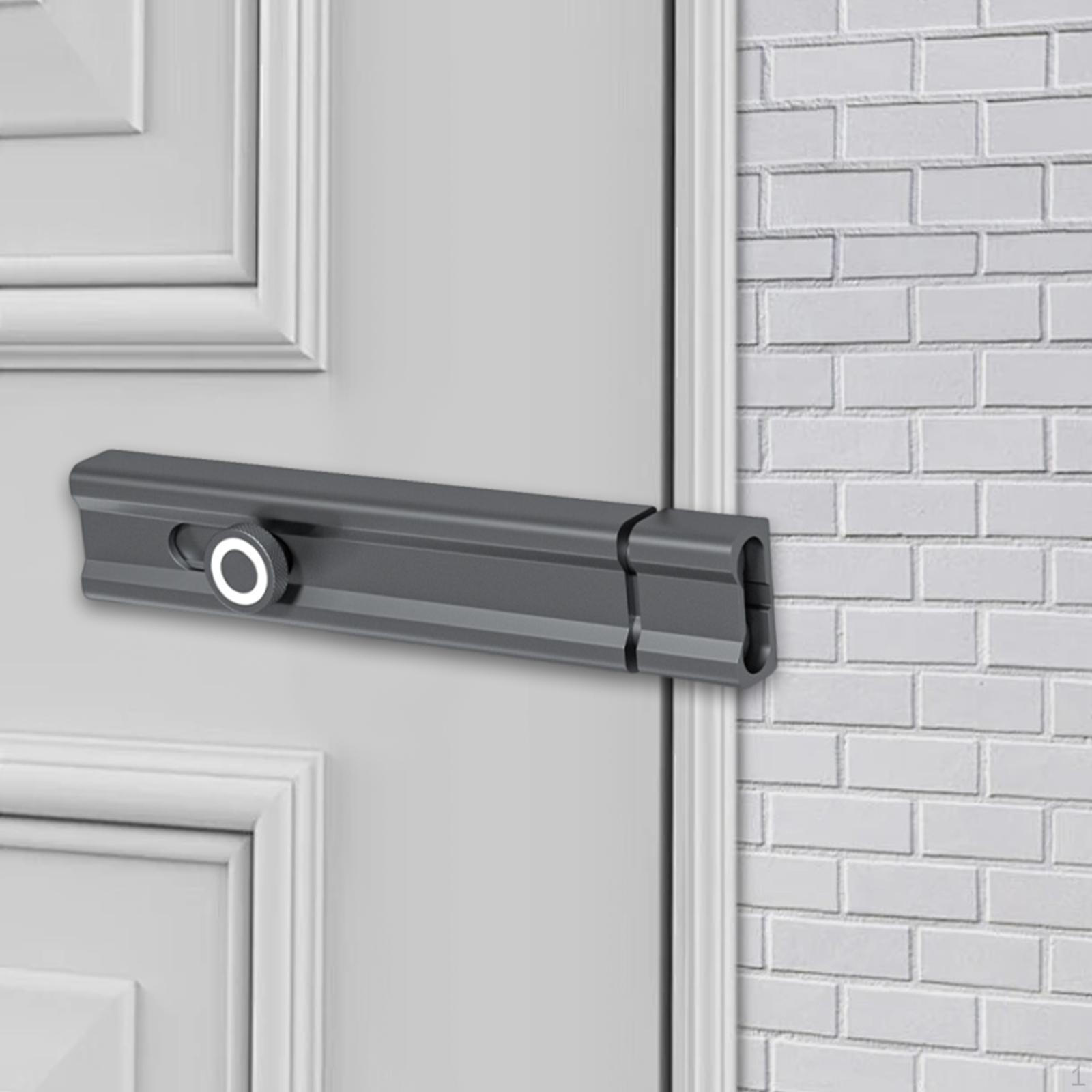 

Засув для дверей з ковзним затвором, замок з алюмінієвого сплаву, надійна фурнітура для дому, офісу 15cm Length сірий колір