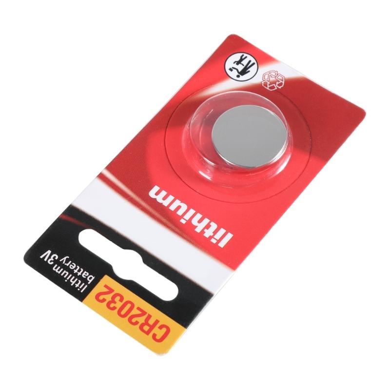 CR2032 Düğme Piller 3V Lityum Piller Saatler Hesap Makineleri Uzaktan Kumandalı Oyuncaklar için Düğme Pil Değişimi