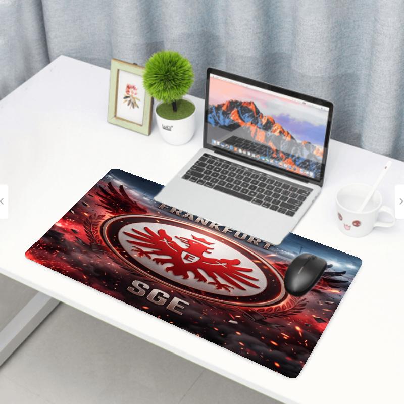 Eintracht Frankfurt Print Mouse Pad, Anti‑Slip Desktop keyboard Mat, for PC Laptop Gaming Working Daily Use, Cool Festival Birthday Gift