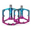 Gewage Rainbow Aluminium Plattform Fahrradpedale 3 Gedichtete Lager