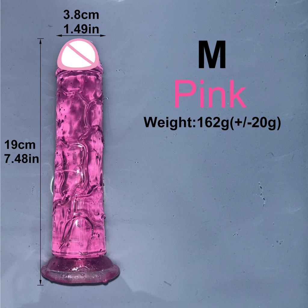 Cheap 5 Colors Small Transparent Dildo Suction Cup Jelly Dick Women Erotic Anal Sex Toys Soft Clitori Vaginal Masturbators Penis