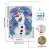 DIY Diamantmalerei Süßer Olaf Kreuzstich-Set Mosaik-Kunst Diamantmalerei Vollkreis Diamant Heimdekoration