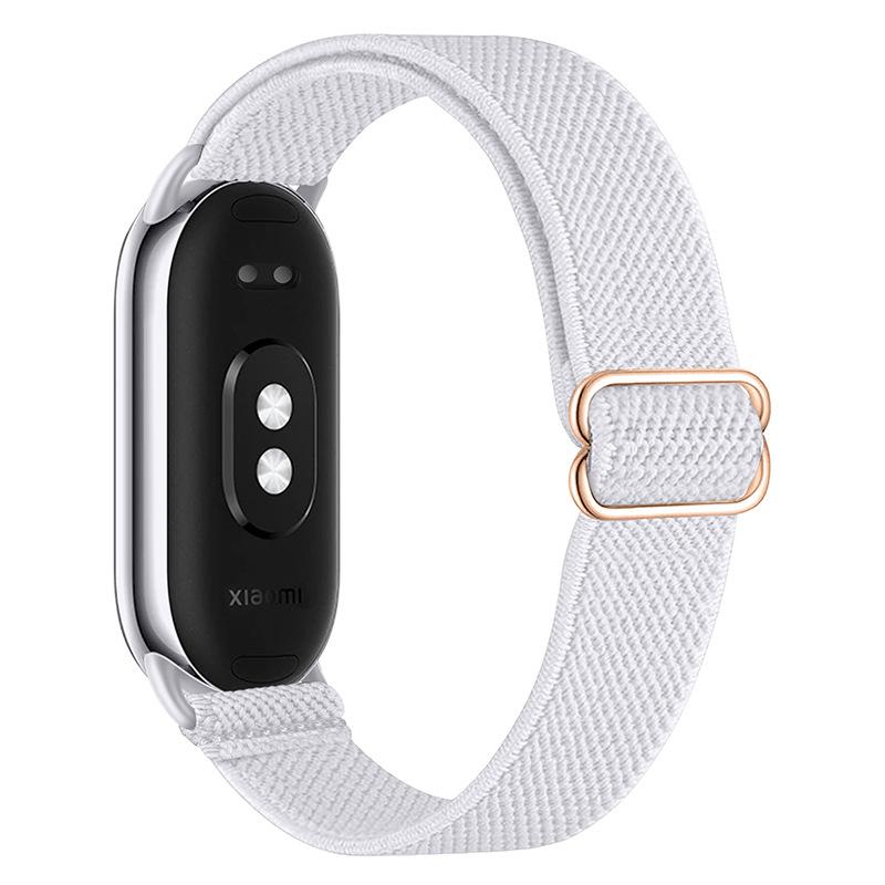 Braided Strap for Xiaomi Mi Band 8 Elastic Nylon Solo Loop Adjustable Watchbands Replacement Correa Bracelet for Miband 10/9/8