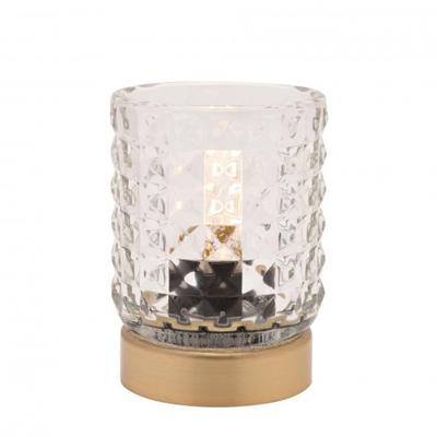 Clear Glass Cup with LED Bulb Light