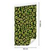 Green Leather Yellow and Bottle Green Wallpaper for Living Room and Bedroom 50x1000