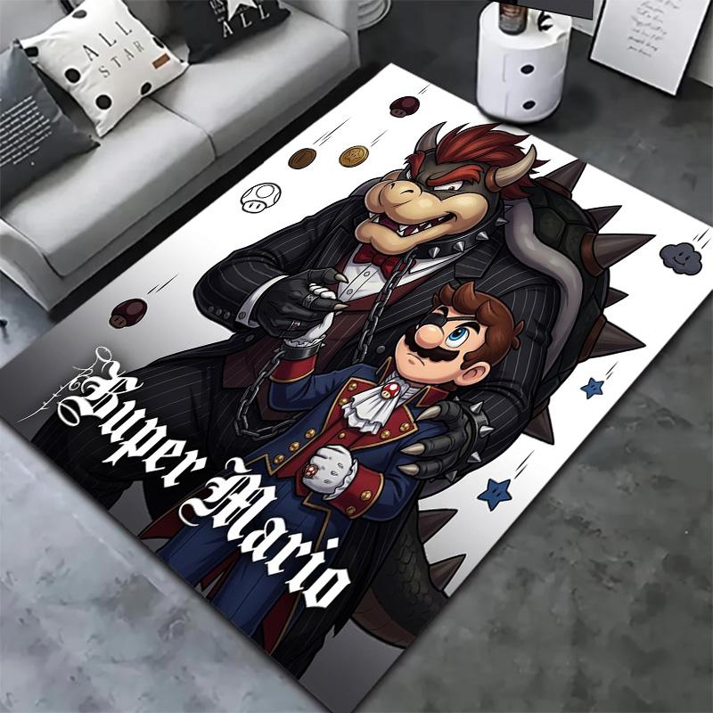 Super Mario Carpet Rug For Living Room Bedroom Home Sofa Decoration Kids Play Nonslip Floor Mat