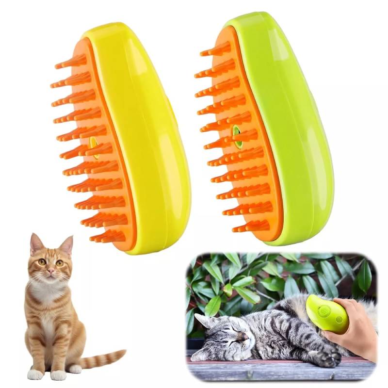 3 In 1 Dog Cat Steam Brush Pet Electric Spray Massage Comb Pet Hair Comb Removal