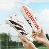 New Lace-free Youth Low-top Seamless Fly-woven Football Shoes, Student Spikes, Men's and Women's Training Sports Shoes