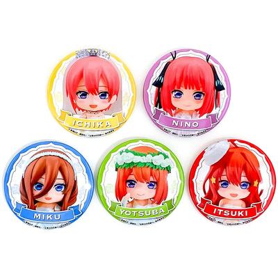 The Quintessential Quintuplets The Quintessential Quintuplets Nendoroid Plus Collectible Pinback Button  1box  5pcs 