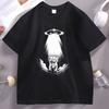 UFO Cat Graphic TShirt Funny Humor Short Sleeve Tees