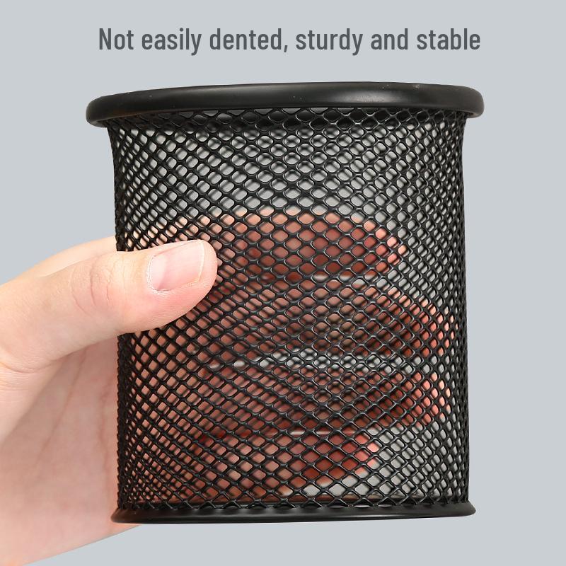 Kreativer minimalistischer Metall-Stifthalter - Schreibtisch-Organizer & Aufbewahrung für Schreibwaren