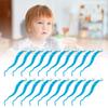 20 Pcs Furry Worm   Plush Material Cute     Compact Portable Fuzzy Worms for Party