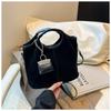 Suede Bag Women's Large-capacity New Autumn and Winter Versatile Retro Messenger Bag Commuter Tote Bag