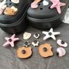 Lovely Kt Cat Starfish Shell Shoes Charms Ocean Series Shoe Buckle Removable Shoes Decoration Accessories Gifts