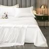 High End Satin Sheets, Soft And Comfortable Solid Color Sheets, Luxurious Single And Twin Bed Sheets