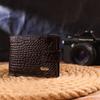 Original Men's Wallet Made of Genuine Textured Leather CANPELLINI Purse 21513 Brown