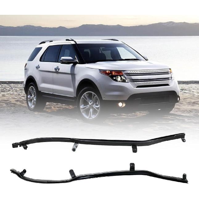 NLQR Pair LH& RH Rear Door Front Weatherstrip Seal Compatible with Ford Explorer 2011-2019 Replace BB5Z7825324B BB5Z7825325B Left Driver and Right