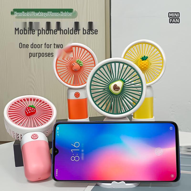 Portable Logo Charging Mini Fan - Ideal for Souvenirs, Promotions, Gifts, and Student Prizes
