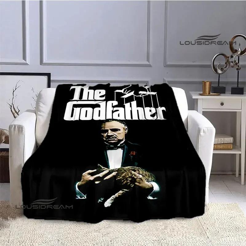 The Godfather Retro Printed Blanket Picnic Blanket Warm Flannel Blankets Home Bed Linings Blankets for Beds Birthday Gift