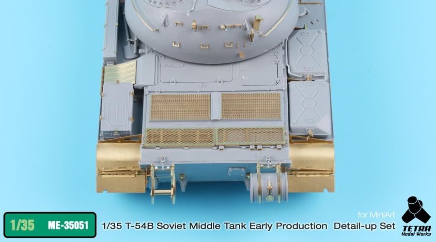 Tetra Model ME Series Russian Medium Tank Early Production Type Plastic Model Parts ME3551 1/35 T-54B (MIN)