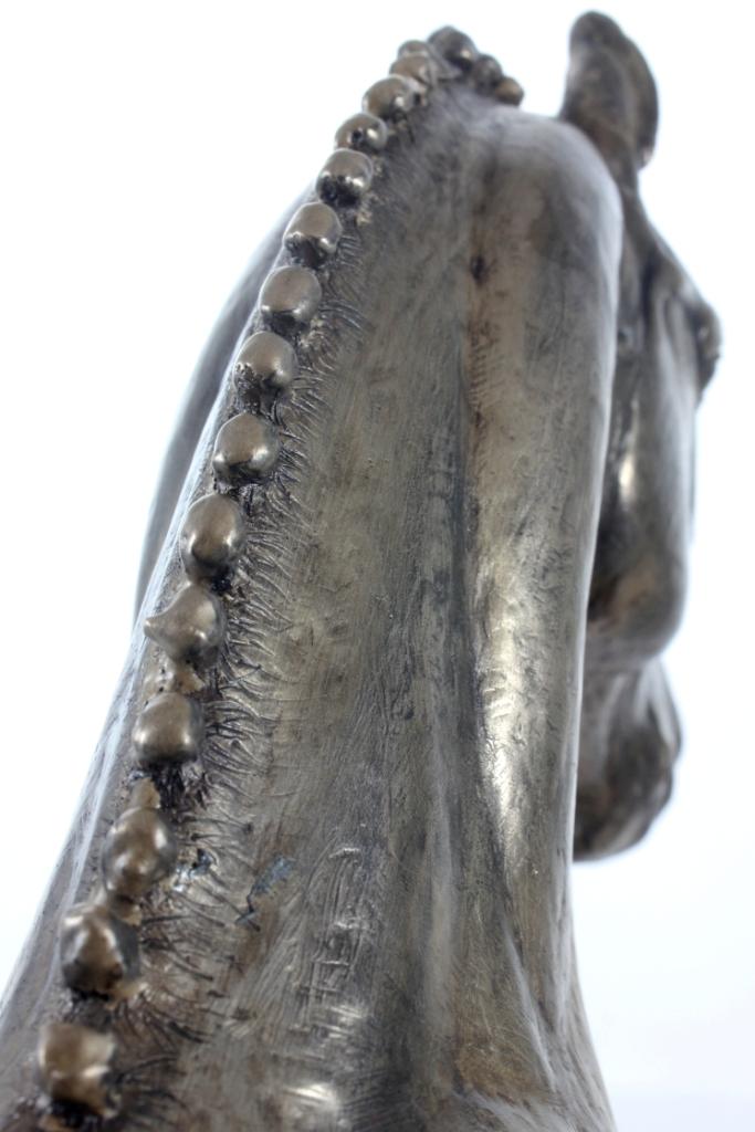 Hanoverian Horse - a Large Statuette with a Horse, a Bust On a Stone Base, a Prestigious Award In the Art-Dog Brand Competition.