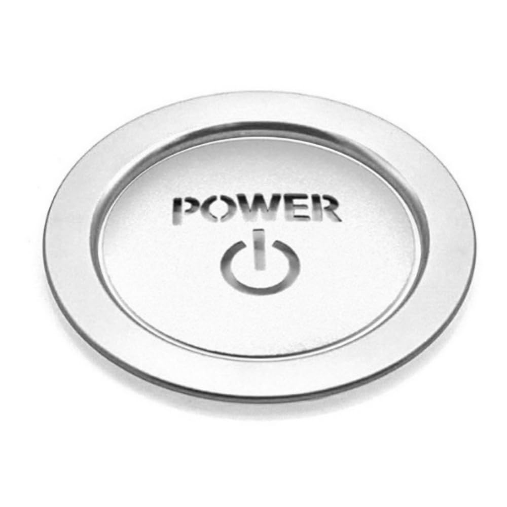 

ideamall Engine Start Button Cover Starter Start Button Car Button Ring Set (Silver) серебряный