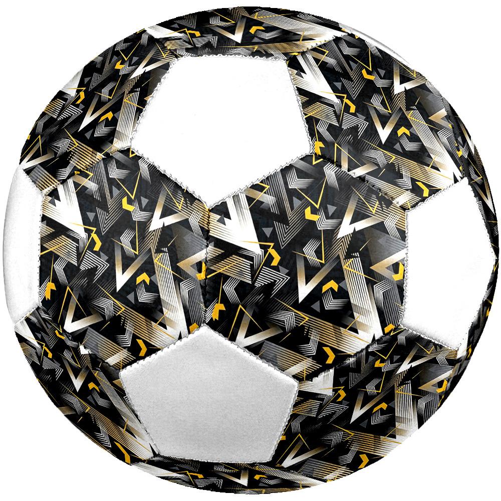 1pc Abstract Geometric Lightweight PVC Training Soccer Ball, Size 5, Suitable for Indoor and Outdoor TrainingGift y60336