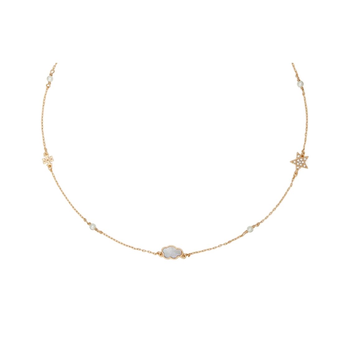 

Tory Burch Year Of The Dragon Capsule Collection Star Decoration Necklace Women necklace Gold 157240-749 F,Gold