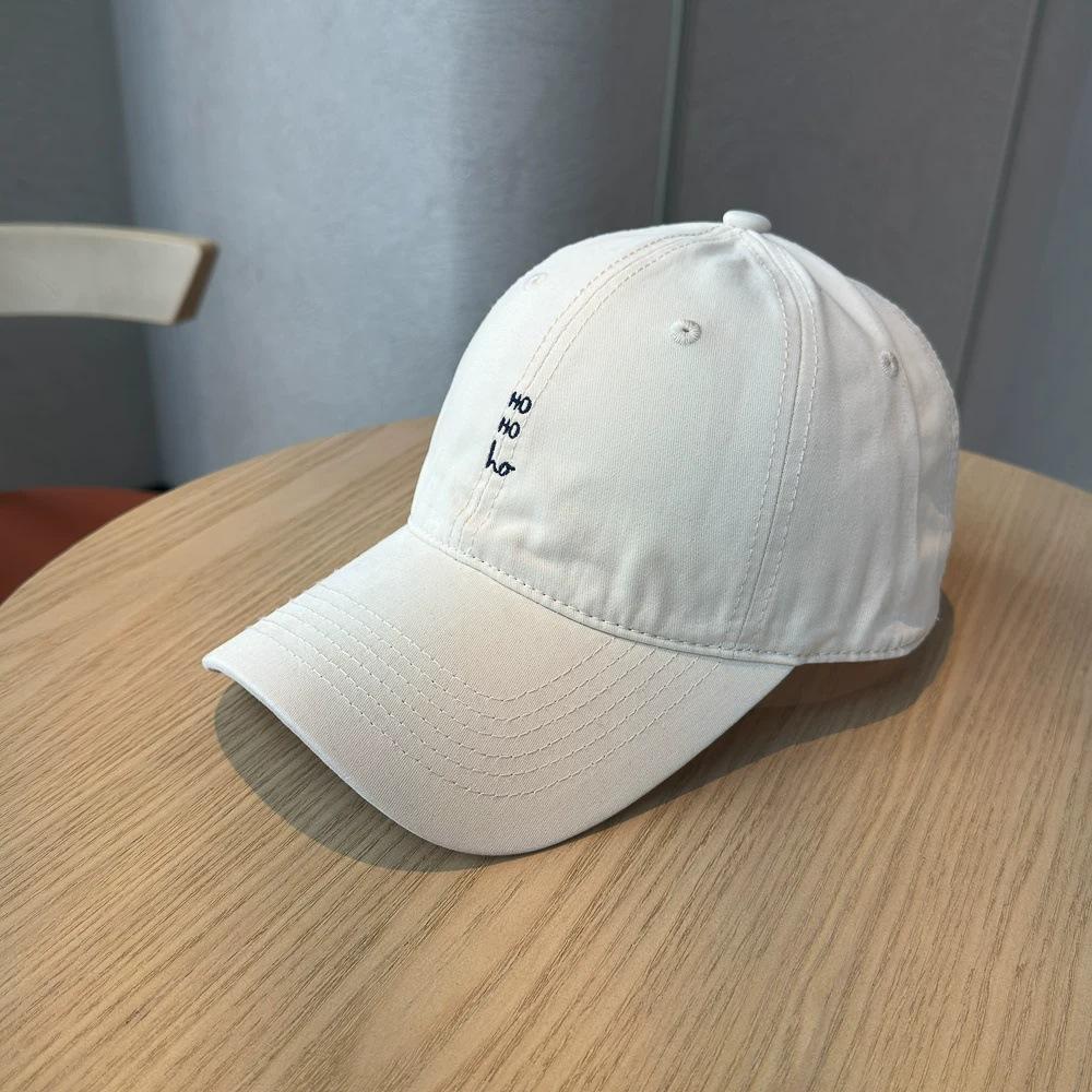 Year Small Letter Embroidered Soft Top Baseball Cap Children TH Home Thin Breathable Face Small Simple Couple Cap