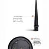 Outdoor Solar Pathway Lights RGB Color Changing Projection Dusk to Dawn for Yard Walkway Landscape Decoration