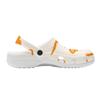 Printed White EVA Garden Shoes Unisex Lightweight Breathable Slip On Clogs Beach Pool Bathroom Home Summer Beach Sandals