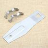Metal Industrial Sewing Machine Work Clamp Foot(Presser Foot) and Feed Plate(Needle Plate) Set Fit For Juki 1900 Sewing Machine