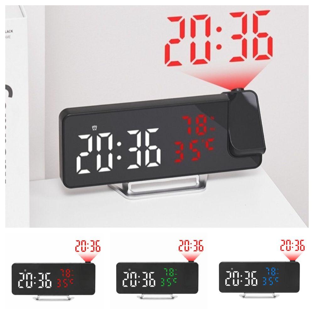 12/24H Format Projection Alarm Clock Multi-functional Desk Clock Clock LED Clock  Bedroom