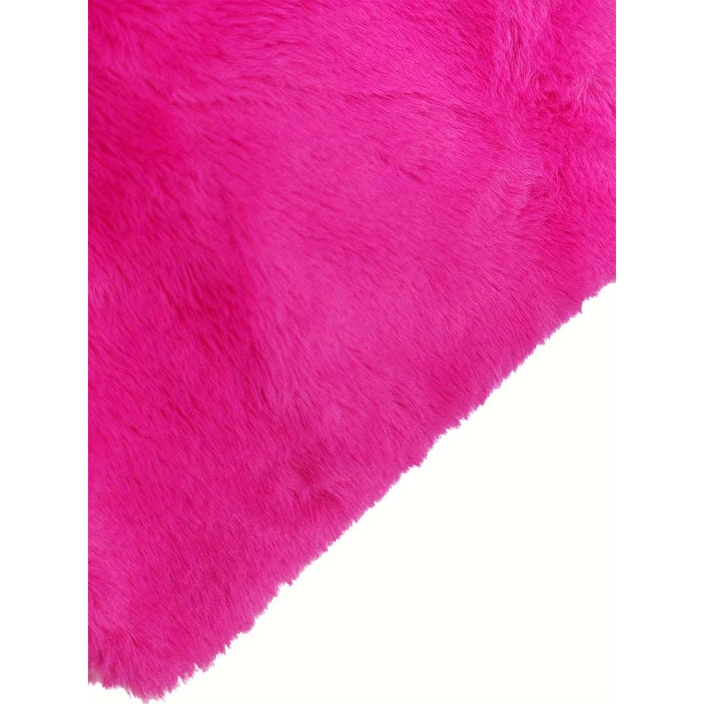 2025 Vegan Fur Cropped Jacket - Plush Faux Shearling Cardigan Coat W/ Oversized Fit, Lounge-to-Street Cocoon Coatigan for Winter