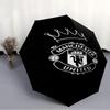 Printed Manchester United FC Logo Printed Folding Umbrella,Outdoor,Leisure,And Travel Umbrella,Durable Umbrella Fabric,Birthday And Holiday Gift