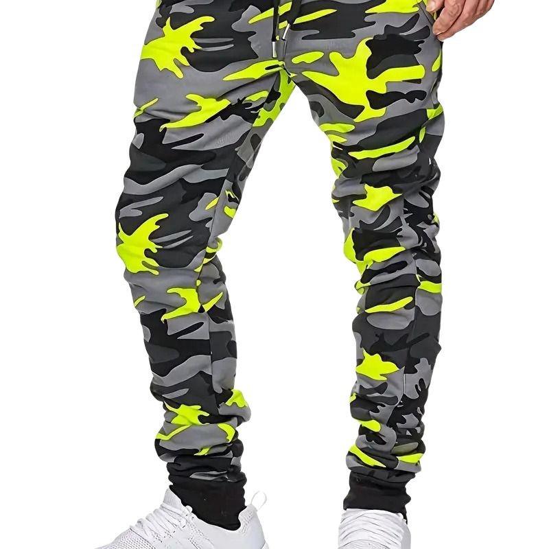 2024 Men's British Style 3D Printed Sports Casual Trousers