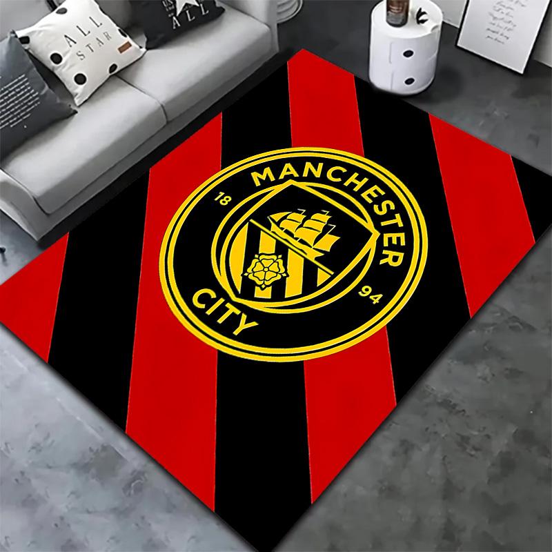 Manchester City Fc Pulse Carpet Rug For Living Room Bedroom Home Sofa Decoration Kids Play Nonslip Floor Mat