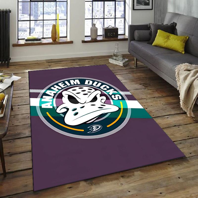 1pc Football Team Design Area Rug - Non-Slip, Soft & Cozy Floor Mat for Living Room, Bedroom, Office - Indoor/Outdoor Decorative Carpet