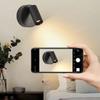 1000LM Magnetic Wall Light LED Table Lamp Touch  3-Color Dimmable  350° Rotatable USB Rechargeable Bedroom Bedside Night Light