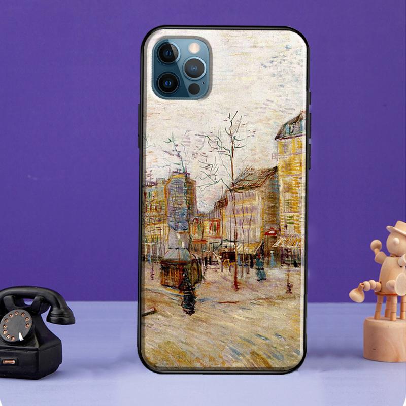 Etui z obrazem olejnym Van Gogha na iPhone'a 11 14 Pro Max SE 2020 XR X XS Max 6S 7 8 Plus Pokrowiec na iPhone'a 12 13 mini