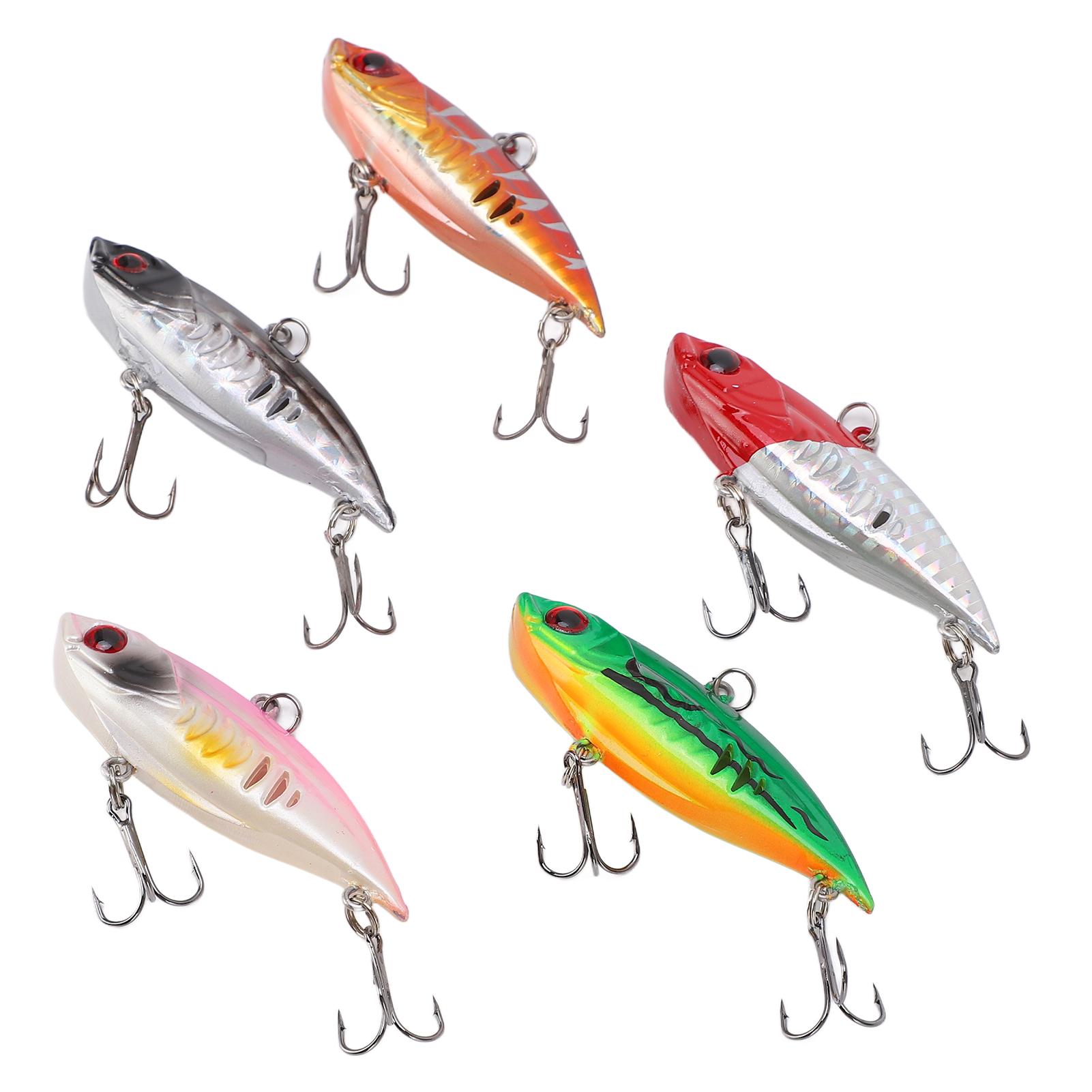 

5 шт. жесткая рыболовная приманка пластиковая реалистичная рыболовная приманка погруженная для рек озер водохранилищ 6,5 см 11 г