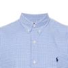 Polo Ralph Lauren Check Print Logo Polo Shirt Men Shirts Blue 710928254-004