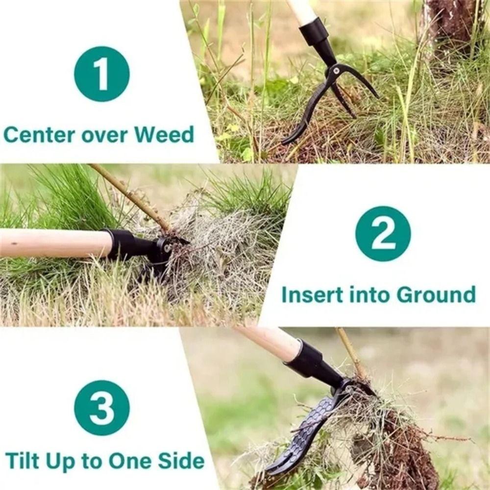 Non-Slip Claw Manual Weed Remover Replacement Foot Pedal Weed Puller Tool  Garden