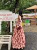 Summer 2024 Floral High Waist Fairy Mori Style Dress