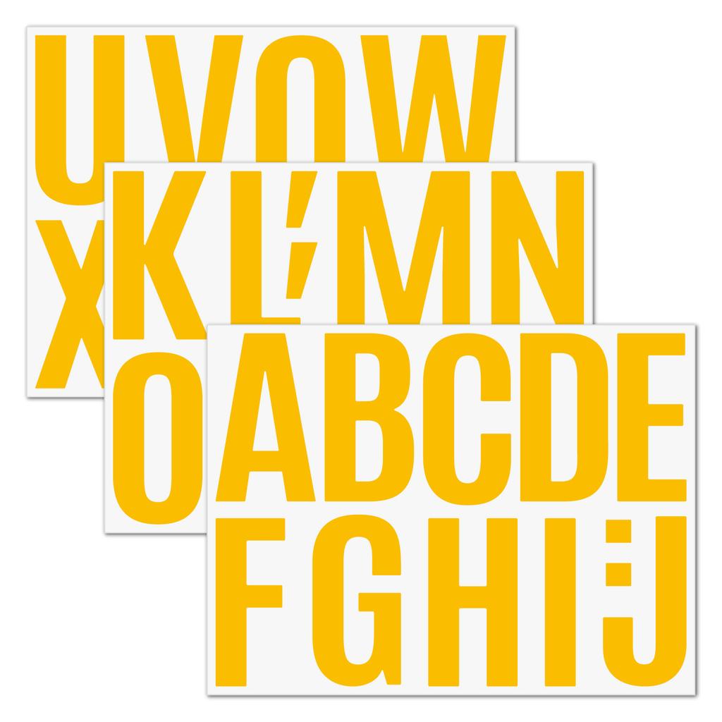 4-inch Letter Sticker Large Size Car Wall Sticker Exhibition School Kindergarten Decoration DIY Large Size Letter Sticker