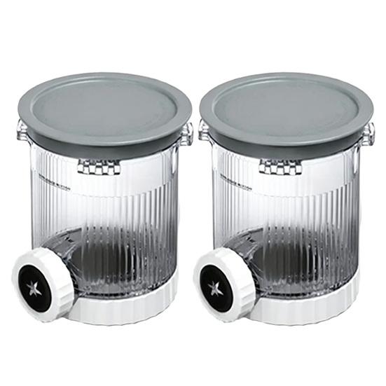 Eisaufbewahrungsglas Kompatibel mit Ninja Swirl NC701 NC701C Creami Eis-Softeisbereiter BPA-Frei Lebensmittelqualität Anti-Rutsch-Behälter für die Küche
