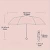 1pc 5-Fold Lightweight Mini Umbrella,Windproof Compact Travel Umbrella ,Durable Design,Portable for Commuting,Office,Daily Use