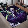 Killua Zoldyck Home Sofa Decoration for Living Room & Bedroom, Non‑Slip Play Flannel Floor Mat for Game Room